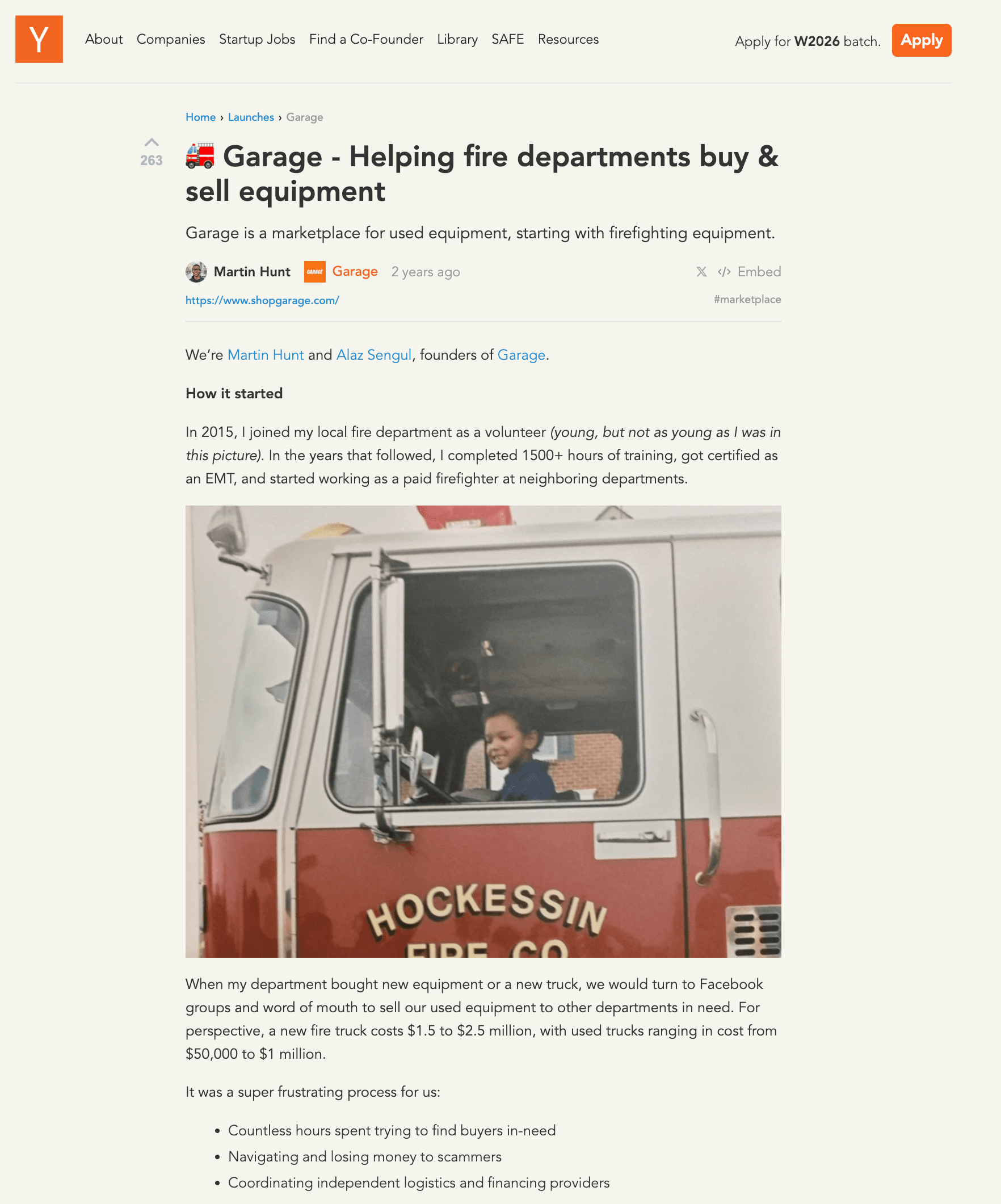 Garage: From Idea to Media Coverage in 5 Minutes